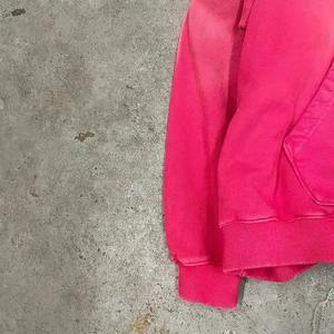 Sweats à capuche surdimensionnés vintage en coton pour hommes, avec logo personnalisé, noir, galerie de peinture, éclaboussures de peinture. - Product Image 5