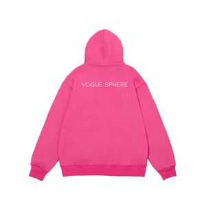 Sweat à capuche d'hiver 100% coton personnalisé, sans cordons, surdimensionné, impression sérigraphique, sans poches, ourlet brut pour homme - Product Image 5