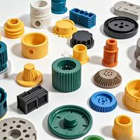 Moldeo por Inyección de Plástico de Nylon de Alta Precisión, Ingeniería Personalizada de Plástico, Componentes Mecánicos Industriales de Nylon