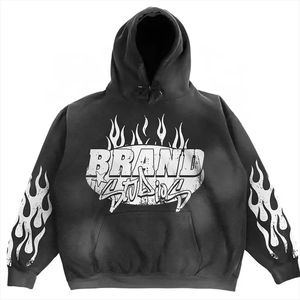 Survêtement de qualité supérieure, sweat-shirt et pantalon de survêtement d'hiver, coupe et couture, logo personnalisé imprimé, style évasé respirant, 100% coton - Product Image 3