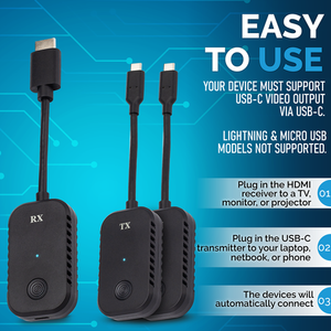 Present+Share (Edición USB-C) Sistema Inalámbrico de Presentación y Transmisión de Video para Computadoras Portátiles y Teléfonos Inteligentes - Product Image 3