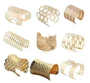 Bracelet en métal artisanal, design moderne de sculpture chinoise, bijoux pour femmes, style ethnique bohème, mode nuptiale, export en gros, qualité supérieure - Product Image 1