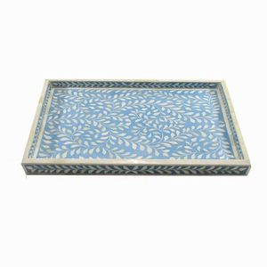 Meilleur plateau de service en incrustation d'os de forme carrée pour Noël Produit élégant pour les occasions - Product Image 2