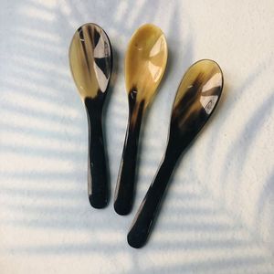 ช้อนเขาทองเหลืองทำด้วยมืองานศิลป์เดคโค่ดีไซน์อุตสาหกรรมชิ้นเดียวงานเลี้ยงน้ำชางานแต่งงานงานปาร์ตี้ขายส่ง - Product Image 2