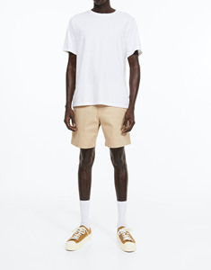 Shorts pour hommes 100% coton, tissu peigné 220g, respirant, imprimé animal, taille haute, fermeture à cordon, surdimensionné, décontracté, vêtements de sport - Product Image 1