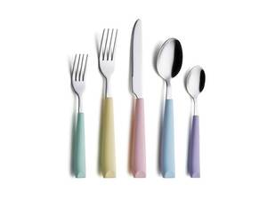 Ensemble de couverts en acier inoxydable écologique haut de gamme argenterie de mariage de luxe comprenant une fourchette cuillère pour restaurant hôtel vente en gros - Product Image 3