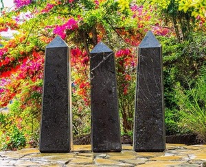 Tourmaline noire naturelle de qualité supérieure, obélisque poli, protection, équilibre des chakras, cristal de guérison, 2-4 pouces, jeu de couleurs - Product Image 4