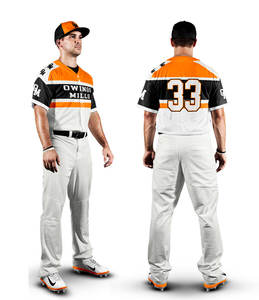 Ensemble d'uniformes de baseball de performance personnalisables Production OEM respirante avec impression par sublimation pour les tailles jeunes et adultes - Product Image 1