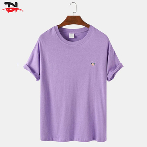 Camiseta Hip Hop para Hombre, Diseño Nuevo ODM, 100% Algodón, Cuello Redondo, Jersey Ecológico, Transpirable, MOQ Bajo, Reflectante, Lisa, Personalizable, Venta al Por Mayor - Product Image 6