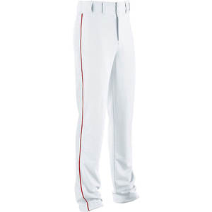 Pantalon de baseball homme taille haute à triple couronne avec passepoil latéral pantalon de softball sport personnalisé en polyester imprimé par sublimation - Product Image 4