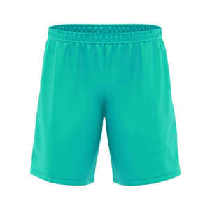 Solid color Fashionable stylish Slim fit <b>Men</b> Football <b>shorts</b> made from <b>lightweight</b> breathable fabric suitable for training - Product Image 1