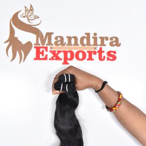 Extensions de cheveux humains Remy indiens vierges noirs non traités, 100% naturels, ondulés, double trame, 10-32 pouces - Product Image 1