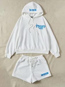 ชุดวอร์มพิมพ์ลายพัฟสำหรับผู้หญิงพิมพ์ลายได้ตามที่ต้องการ - Product Image 4