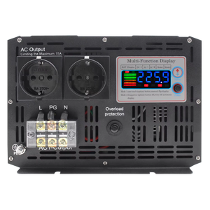 Convertisseur d'énergie solaire HOULI pour voiture, onduleur à onde sinusoïdale pure 24V 48V vers 220V 110V 8000W 6000W 5000W 4000W 3000W - Product Image 6