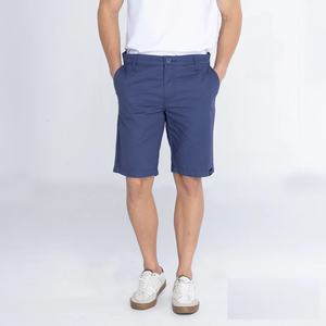 Short chino grande taille décontracté intelligent d'été pour homme Short respirant en coton/élasthanne tissé à mi-hauteur élastique anti-rides - Product Image 1