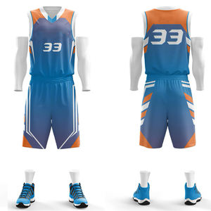 Ensembles d'uniformes d'équipe de basket-ball par sublimation maillots de football vierges personnalisés uniformes de basket-ball pour hommes avec logo personnalisé - Product Image 5