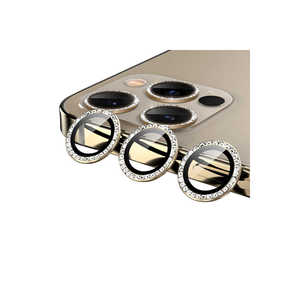 Protector de Lente de Cámara de Lujo ATA CL-06 con Anillo Metálico Dorado y Cristal Templado para iPhone 12 Pro Max - Product Image 1