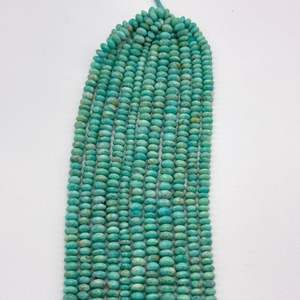 Perles Rondelle à facettes en Amazonite naturelle de haute qualité de 8mm à 12mm 100% pierres précieuses naturelles vertes pour la fabrication de bijoux - Product Image 2