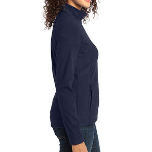 Chaqueta Polar de manga larga para mujer, de corte clásico, con cremallera completa, suave y Polar - Product Image 3