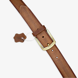 Cinturón de Cuero de Búfalo Genuino Hecho a Mano de Alta Calidad 2025, Cinturón de Cuero Original de Una Sola Capa para Hombre, Estilo Casual de Lujo - Product Image 2