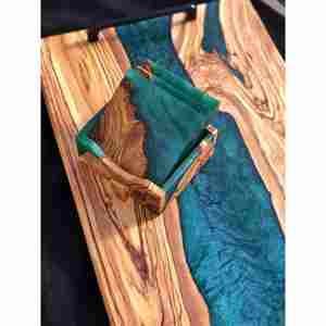 Posavasos de hotel hecho a mano a precio barato, diseño personalizado, resina de madera de nogal hecha en la India con la mejor calidad - Product Image 3