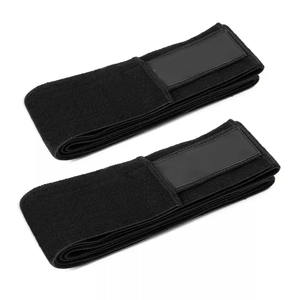 Genouillères de fitness unisexes grande taille, souples et respirantes pour l'entraînement en salle de sport, élastiques, antidérapantes et réglables - Product Image 2