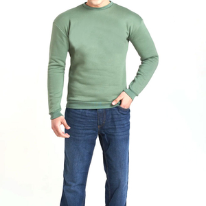 2026 High Quality Cotton Crewneck Waterproof Anti-Wrinkle Fleece Knitted Print Quick Dry Breathable Eco-Friendly Sweatshirts Men - Product Image 2