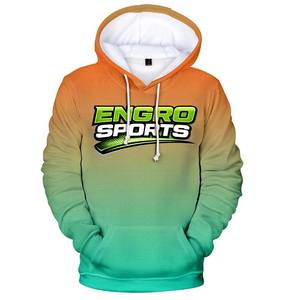 Fabricante de Sudaderas con Estampado por Sublimación en Pakistán, Sudadera con Capucha de Primera Calidad Personalizada con Estampado Degradado - Product Image 1