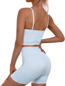 Pantalons de yoga évasés minces pour femmes vêtements de sport imperméables grande taille ensembles de vêtements de salon 2 pièces survêtements caractéristique imperméable - Product Image 4