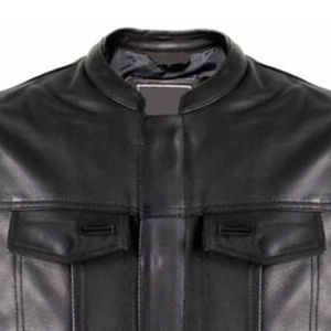 Nouveauté, veste en peau de mouton, best-seller, gilet en cuir de haute qualité, respirant et coupe-vent, gilet en cuir véritable - Product Image 2