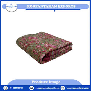 Nueva tendencia Panch Phool indio mano bloque impreso algodón orgánico bebé edredón hecho a mano fabricante indio Color Jade - Product Image 5