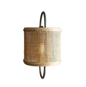 Lámpara de Pared LED de Mimbre Vintage Hecha a Mano, Estilo Tradicional, para Decoración del Hogar y Dormitorio, Colección Iqbal, Gran Venta - Product Image 3