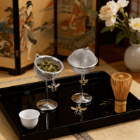 WS WS-T015ST – Lot de passoires à thé en maille en acier inoxydable pour infuseur à thé, boule à thé et diffuseur à intervalles – Vente en gros