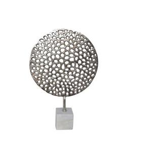 Sculpture en aluminium noir massif en forme de menottes, décoration d'intérieur pour mariage, Art Déco, figurine d'art professionnelle pour vitrine et bureau - Product Image 5