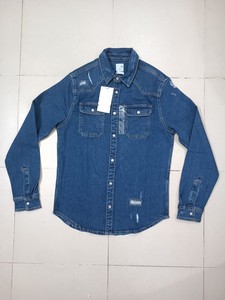 Dernière Veste en Jean Tendance pour Homme Hiver, Mélange Coton Spandex, Lavage Clair, Respirante, Coupe-Vent, Manches Longues, Denim Premium - Product Image 3