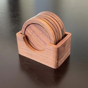 Posavasos sin madera de acacia de la mejor calidad Posavasos de té de madera hecho a mano de La India a bajo precio. - Product Image 1