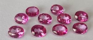 Topaze Rose Naturelle Ovale Facette Qualité Supérieure 5x7mm Qualité Supérieure-Topaze Rose Ovale Facette Qualité Supérieure - Product Image 5