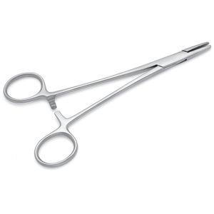 Fórceps de soporte de aguja de aleación de titanio para instrumentos quirúrgicos oftálmicos de doble párpado - Product Image 2