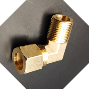 Nén áp lực cao nam khuỷu tay đồng thau bspt phụ kiện đường ống mạ xử lý bề mặt kháng cao - Product Image 2