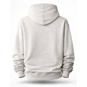 Sudadera unisex extragrande con cuello cruzado, suave, 100% algodón, informal, de forro polar, manga larga, estilo urbano, para uso diario, gimnasio, top de moda. - Product Image 2