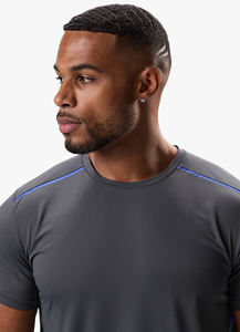 Camiseta Deportiva Ligera para Hombre, Estilo Urbano, Informal, Atlética, de Fitness, 100% Algodón, Microfibra, Transpirable - Product Image 4