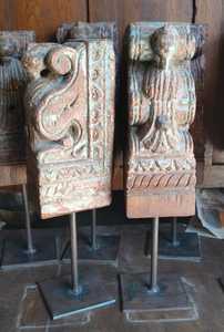 Decoraciones de madera antiguas usadas hechas a medida para tiendas de decoración del hogar para reventa - Product Image 5