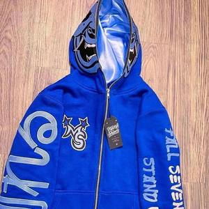 เสื้อฮู้ดมีซิปรูดซิปสำหรับผู้ชายผ้าฝ้ายแบบมีฮู้ดแบบทำจาก100% สั่งพิมพ์โลโก้ได้ตามต้องการ - Product Image 3