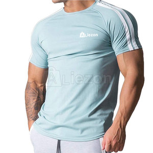 Nouveauté T-shirts de fitness surdimensionnés en coton pour hommes Fabricants d'usine T-shirts de fitness pour hommes - Product Image 1
