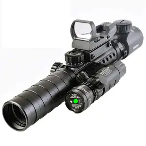 Wholesale Optics telescopic3-9x32 illuminated scope with red dot sight for hunting scope