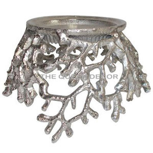 Acier inoxydable métal forme unique brillant polonais maison décorative meilleure vente bougeoirs cadeaux faits à la main - Product Image 4