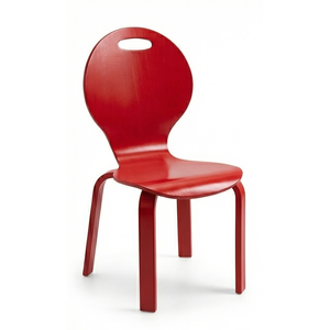 Chaise ergonomique empilable pour enfants en contreplaqué de bouleau, laquée, pour l'école, exportation - Grande Vente - Product Image 4