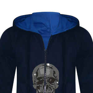 Sudaderas con cremallera de diamantes de imitación para hombre transpirables al mejor precio hechas a medida en diferentes estilos sudadera con cremallera de diamantes de imitación para hombre - Product Image 4