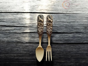 Juego de Cubiertos de Madera Hecho de Madera Renovable, Alternativa Ecológica a los Utensilios de Plástico - Product Image 6