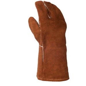 Venta al por mayor 100% Guantes de soldadura de cuero de alta calidad para hombres Excelente protección de las manos a un precio Guantes de soldadura - Product Image 6